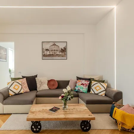 Luxury Penthouse - 2 Bedroom Jacuzzi Near Grand At Universitate * Boekarest